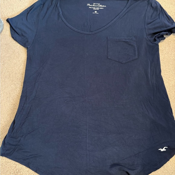 Hollister Tops - Hollister Dark Blue Short Sleeve Tee